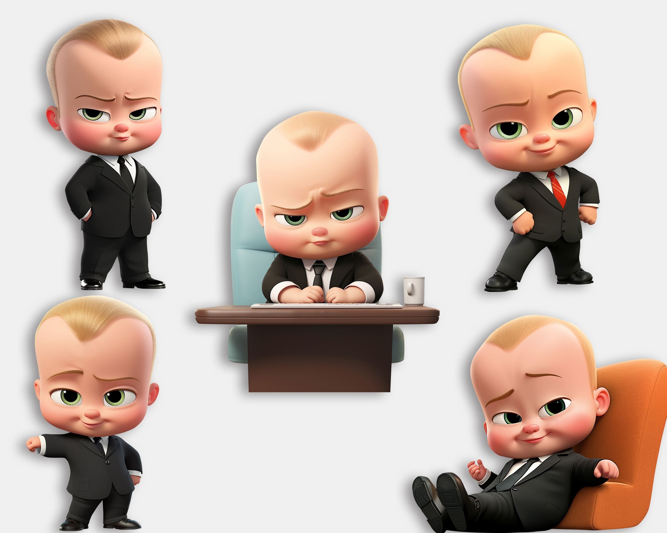 арт герои мультиков Босс молокосос