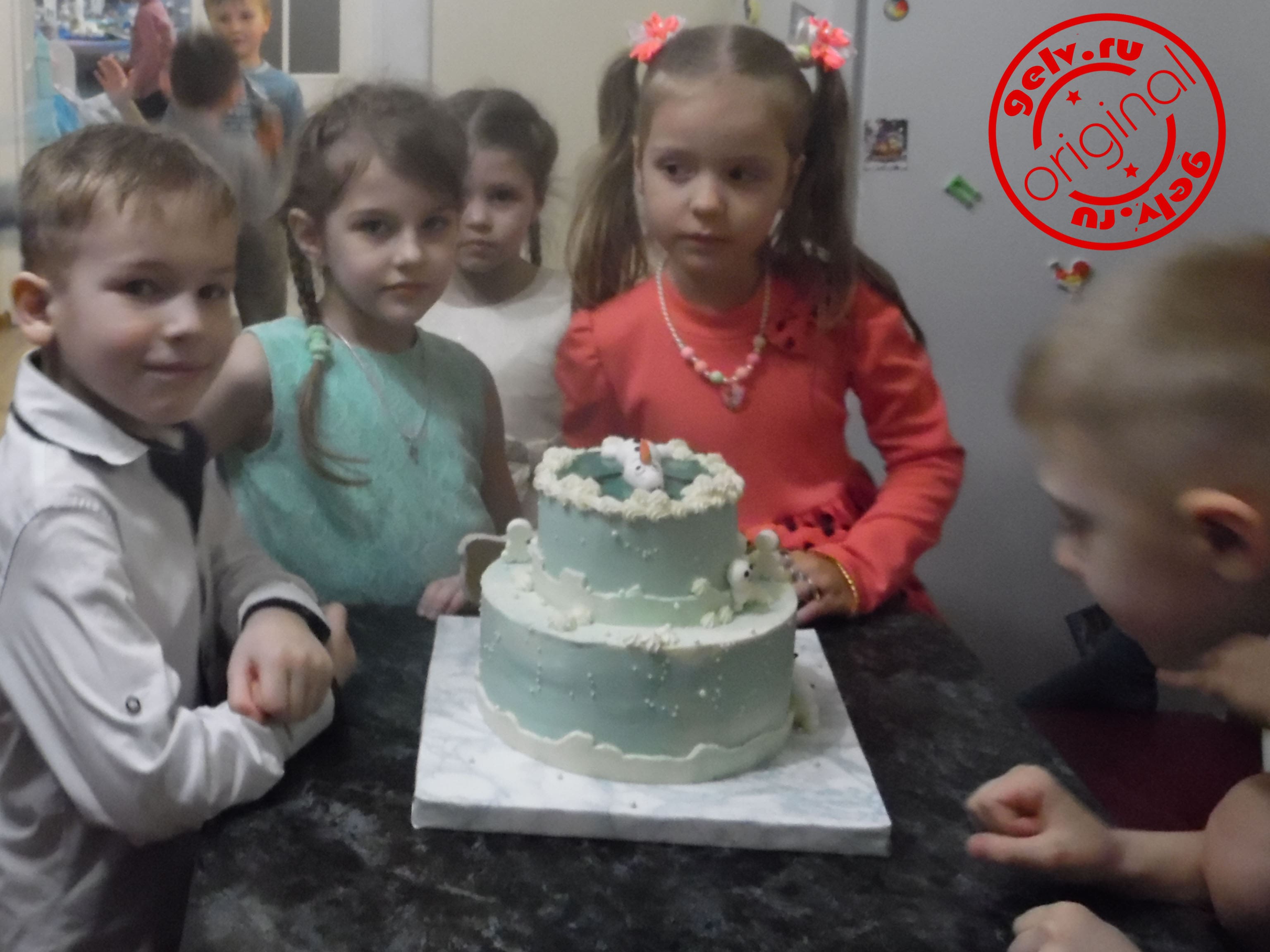 Торт от Эльзы из Холодного сердца