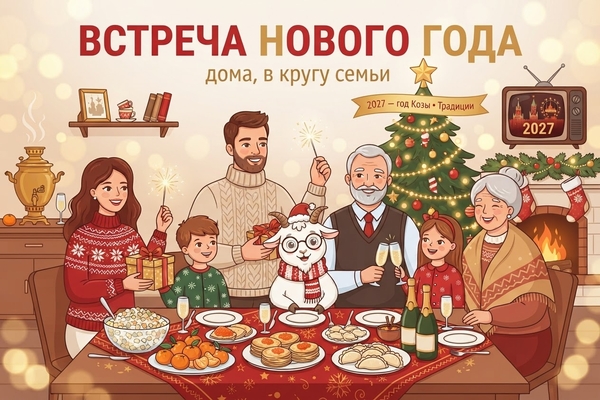 новый год 2027 в кругу семьи